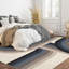 Tapis de couloir - Tapis moderne antidérapant, antidérapant, lavable et doux au toucher Tapis de couloir beige / bleu / rose-1188586990