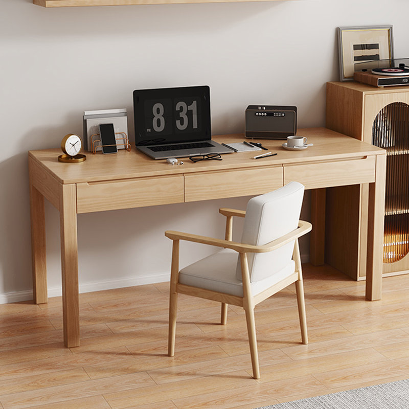 Bureau d'écriture Burlywood, H 29,53 po x l 55,12 po x P 27,56 po