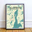 Yellowknife City Map - No Frame Print-1780862747