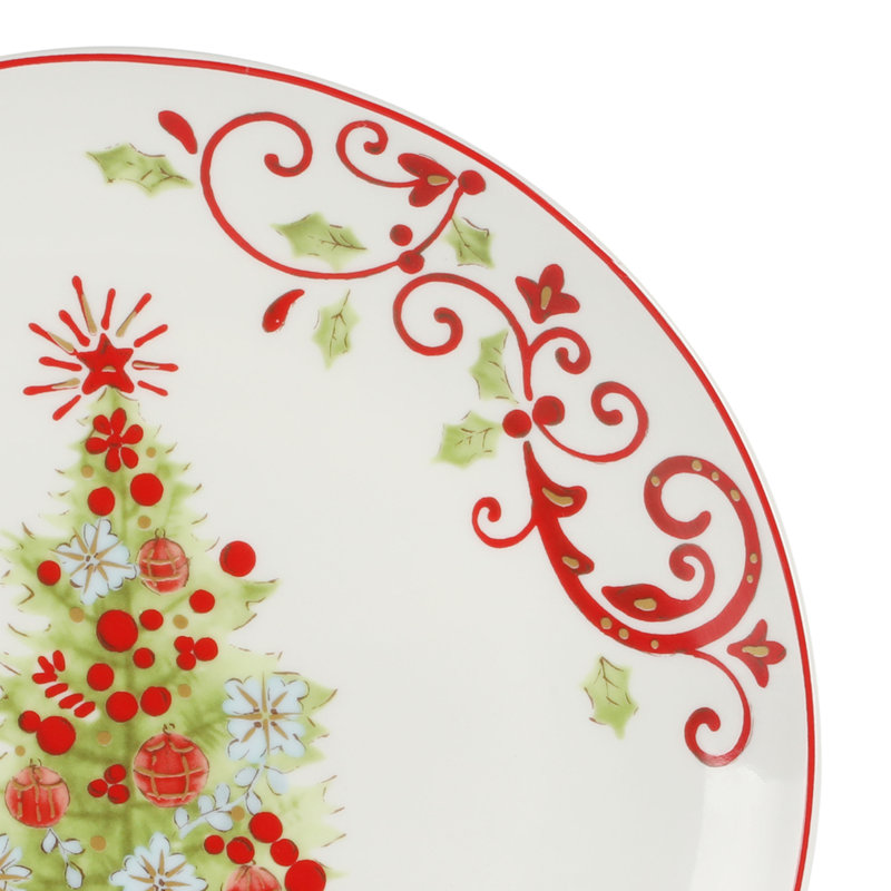 Ensemble de vaisselle 12 pièces Gibson Festive Tree