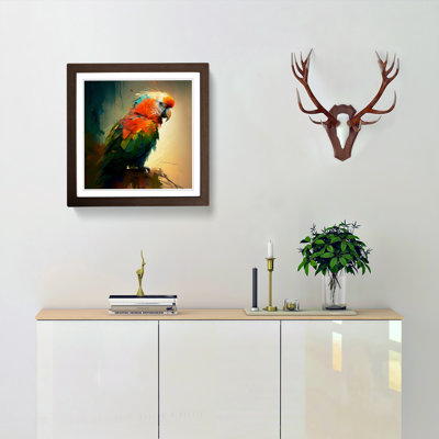 Parrot Expressionism - Framed Print