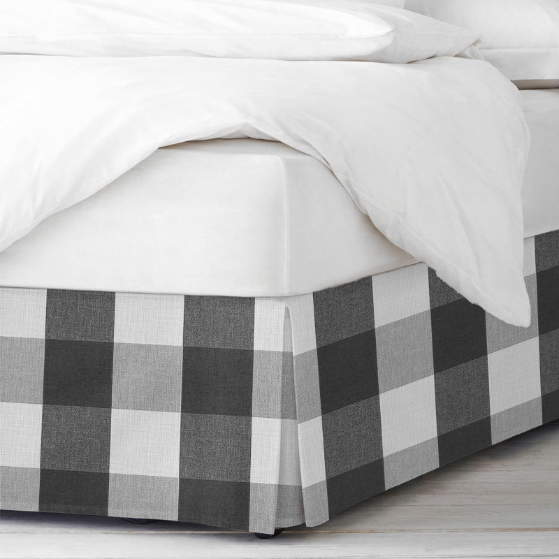 Jupe de lit Walker Buffalo, Fer, Très grand, Large Checkered