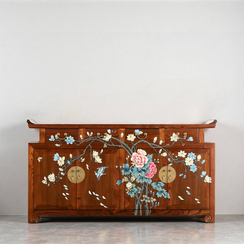 Creative Painted TV Cabinet