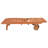 Outdoor Fir Wood Chaise Lounge