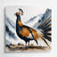 Faune, art mural blanc en métal Himalayan-30830981