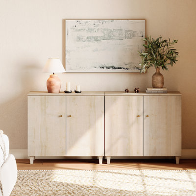 Lysiane 4-Door Accent Cabinet