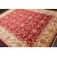 Tapis décoratif en laine noué à la main de conception unique 8 pi x 10 pi 4 po Faheema Ivoire/gris