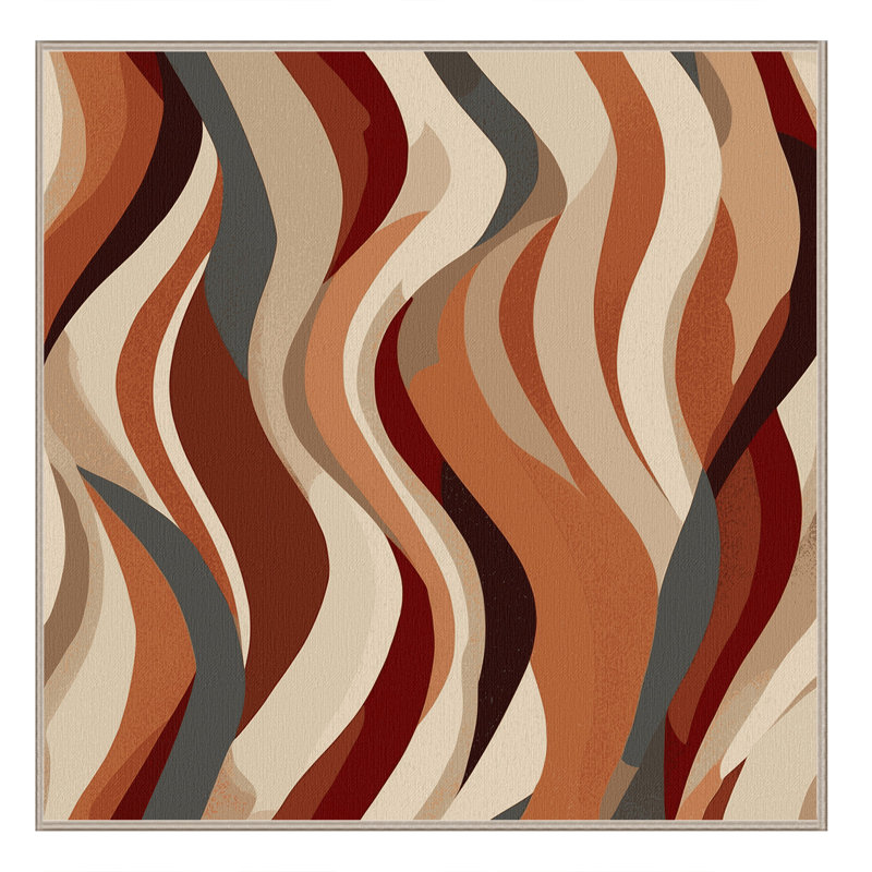 Tapis Tranquil Waves, Carré 5 pi
