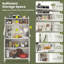 Armoire de cuisine à 5 niveaux Lark Manor ™ avec porte réglable