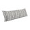 Grand coussin lombaire en bambou noir et blanc