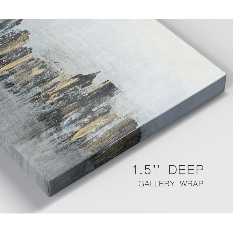 Bright City Lights - Impression sur toile tendue, H 24 po x l 12 po x P 1 po, Toile tendue