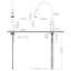 Robinet d'évier de cuisine à poignée simple en acier inoxydable avec bec pivotant sur 360 ° Topcraft-69763960
