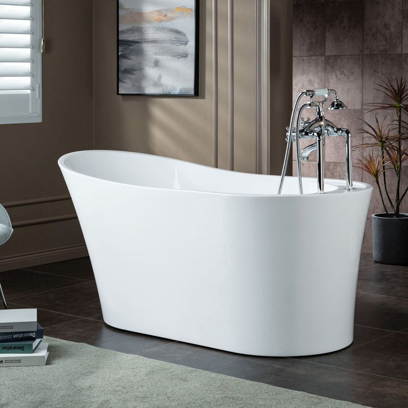 Solace Deck Tub Filler with Diverter, Chrome