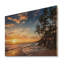 « Paradise Tropical Island Beach with Palms » par Valio84sl - impression photographique sur du métal-1204702954-1204702865-1127495410