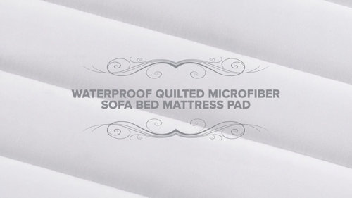 The Twillery Co.® Pinehur Ultra-Soft Microfiber Waterproof Sofa Bed  Mattress Pad & Reviews