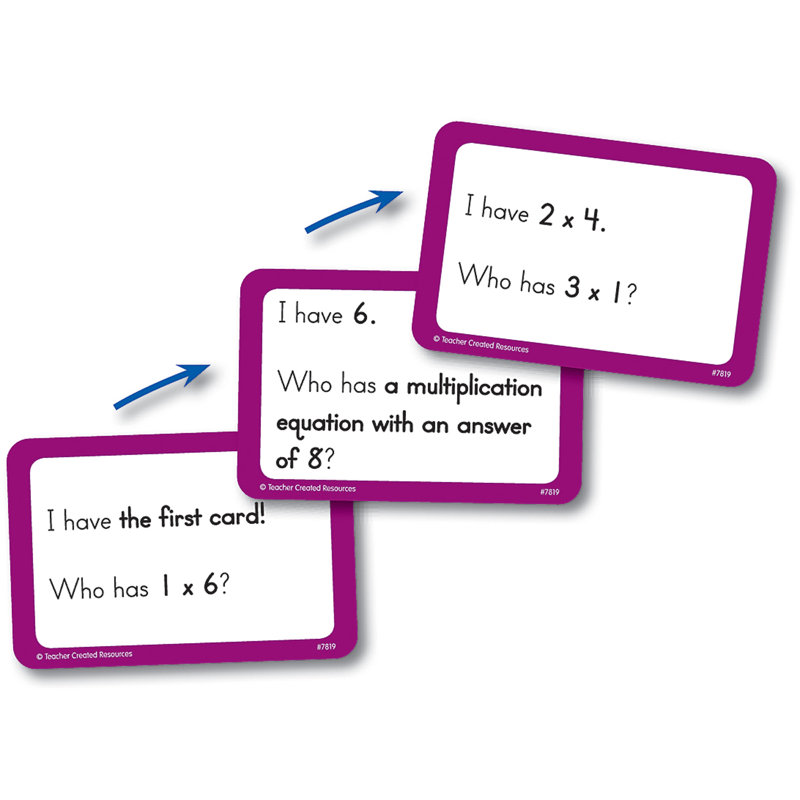 I Have, Who Has Math Game