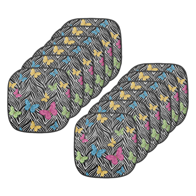 Coussin de siège papillon