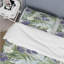 Ensemble de housse de couette Green Purple Bamboo Serenade Tropical Pattern V-474357071
