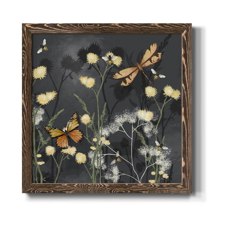Garden Magic II - Toile encadrée de qualité supérieure - prête à être accrochée, H 35,5 po x l 35,5 po x P 1,5 po