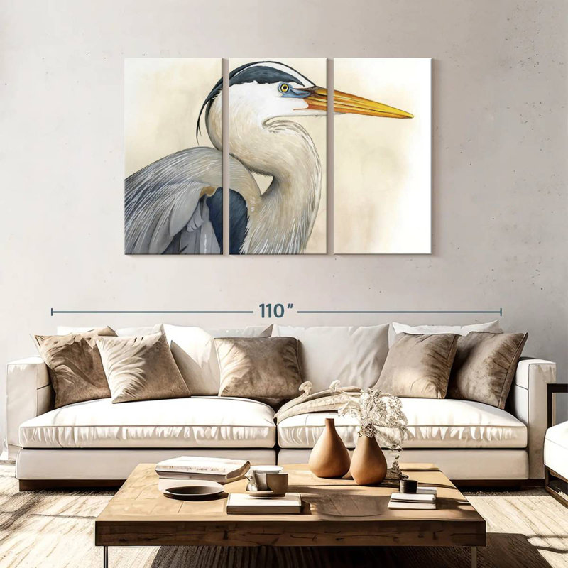 Brampt Blue Hunter I, 48" H x 74" W