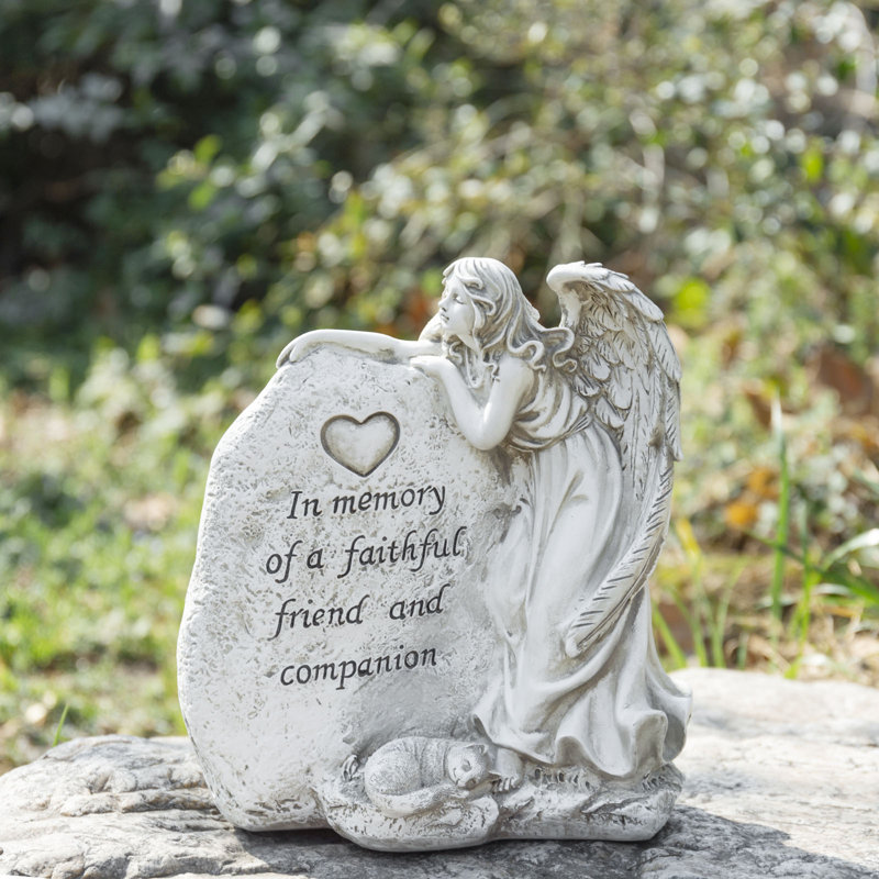 Resin Pet Memorial Garden Stone
