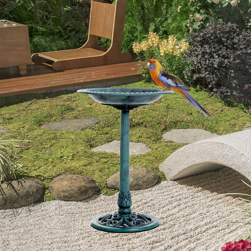 Bain d'oiseaux Aguilar, Vert