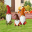 Piquet de jardin Gnome Family Autumn Fall