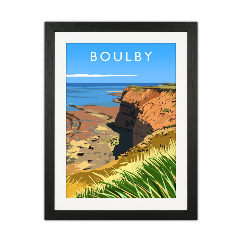 Boulby Portrait - Print, Black Framed, 43.5cm H x 33.5cm W x 3cm D