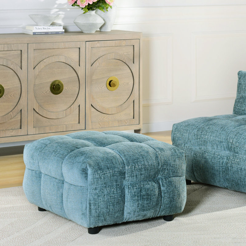 Amalfi Oversized Ottoman - Robin, Robin