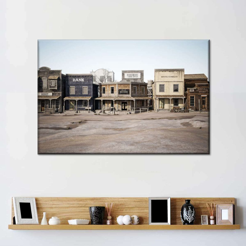 Impression sur toile Western, H 8 po x l 12 po x P 1 po