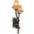 12" Wide Pinewood 2 Light Left Wall Sconce