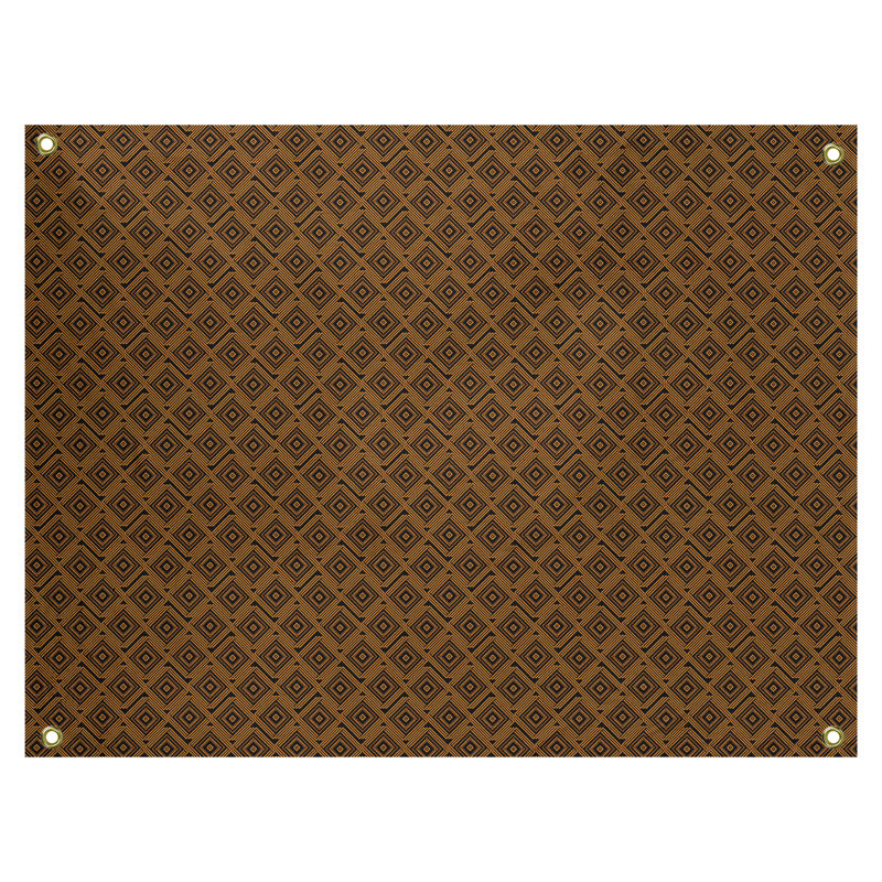 Tapisserie Avicia, Intérieur / extérieur, H 60,5 po x l 81,5 po, Rouge