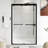 48" W X 75" H Double Sliding Framed Shower Door Withf Clear Tempered Glass-109692966