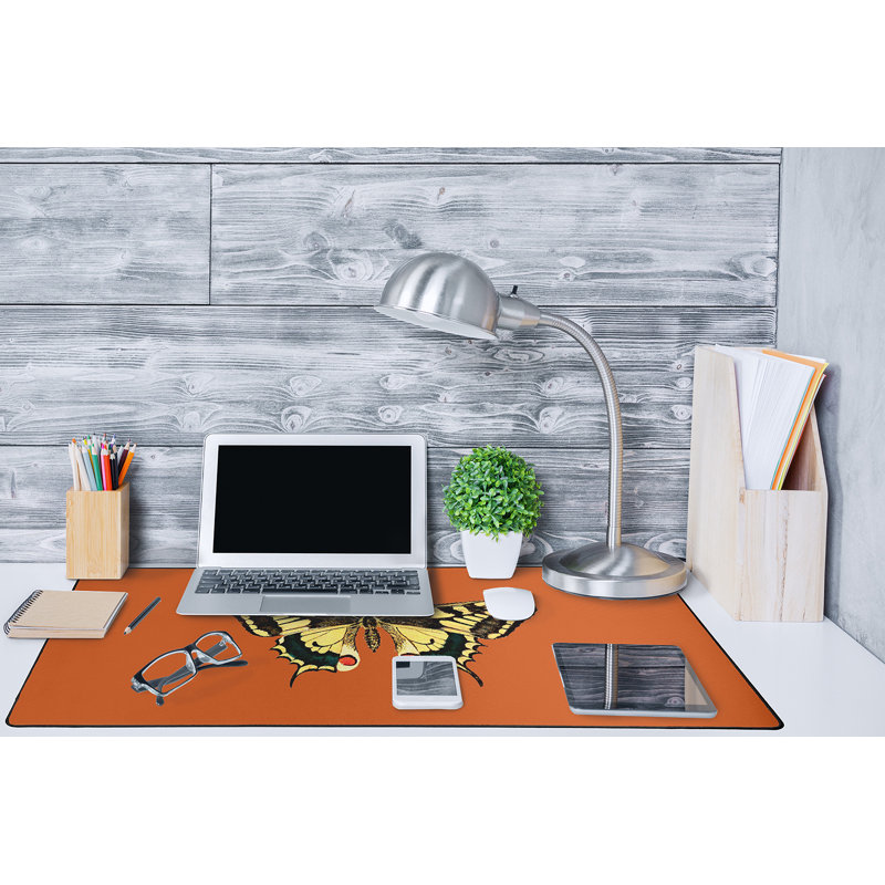Grand coussin de bureau Robbie, Orange parfait
