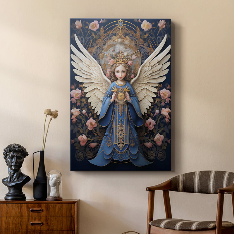 Série Religious CECXCV - Toile tendue avec châssis de qualité supérieure - Prêt à être accroché, H 60 po x l 40 po