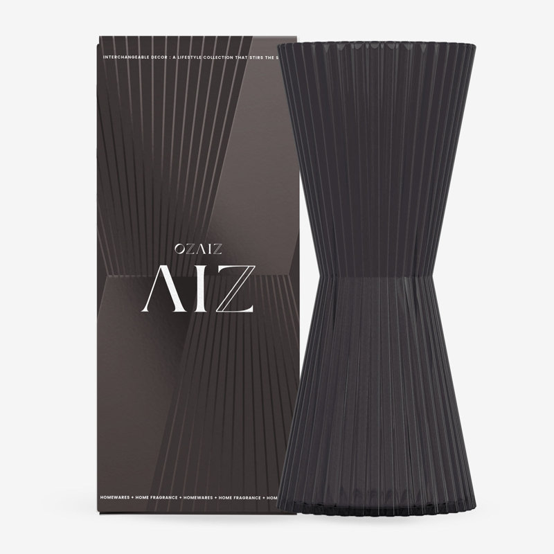 Bougie AIZ - cèdre et cerise noire, Gris anthracite