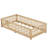 Twin Size Floor Bed for Kids with Guardrails and Door, Low Profile Montessori Bed Frame, Gray-26848631-26848625