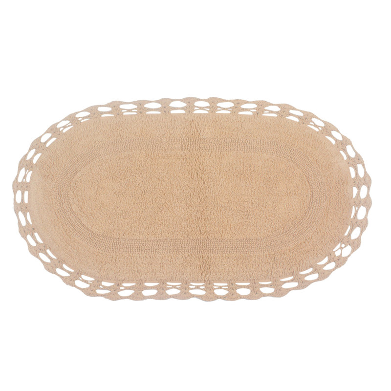 Tapis de bain doux, l 21 po x L 34 po, Lin