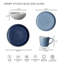 Ensemble 12 pièces Studio Blue