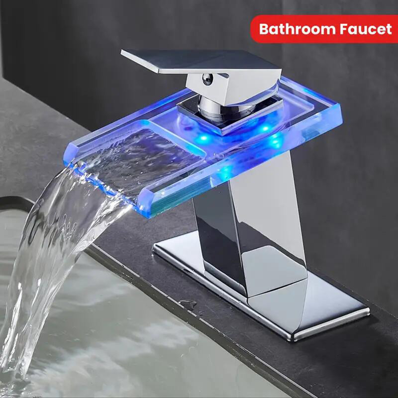Single-handle Bathroom Faucet, Chrome