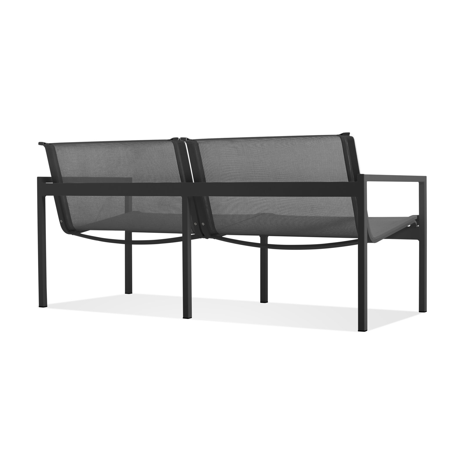 Skiff 56" Patio Loveseat, Carbon