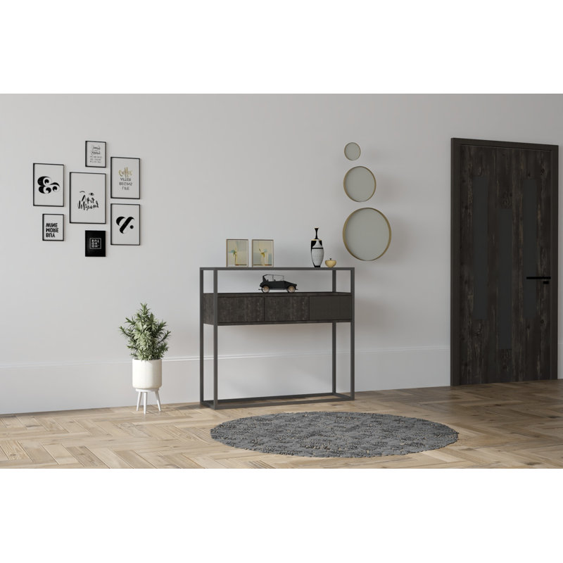 Hastings 90cm Console Table, Black