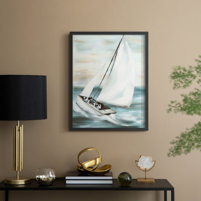 NAUTICAL Series LI, reproduction encadrée - bois massif