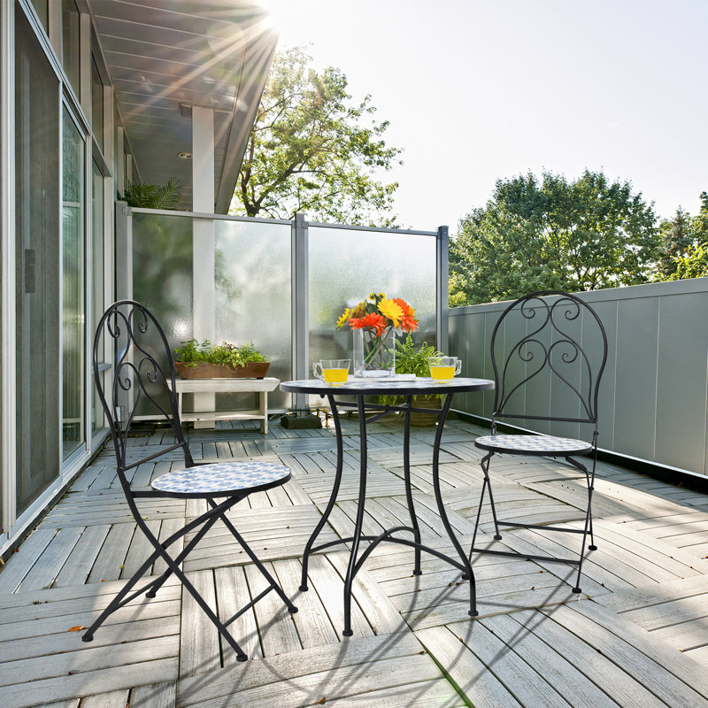 Chaise pliante en acier Charlton Home Sluss