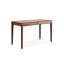 Bureau rectangulaire en bois massif avec tiroirs Walnut-1857522599