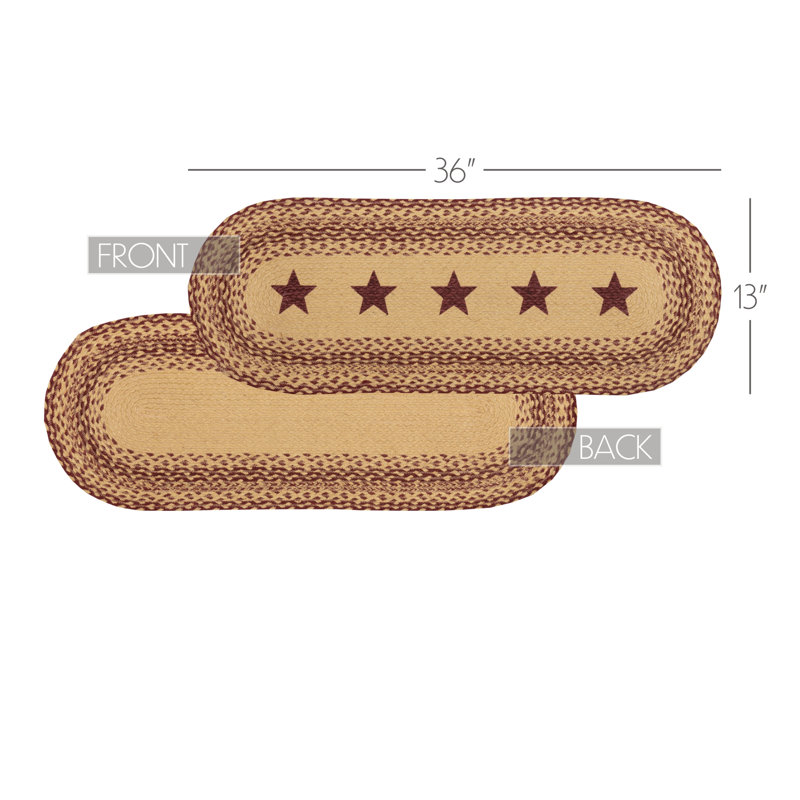 Illum Geometric Oval Table Runner