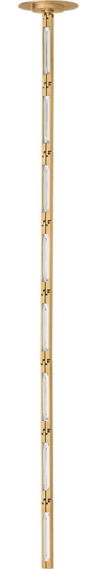 Catena 57 Pendant, Hand Rubbed Antique Brass, 3000 Kelvins, Remote