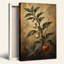 Illustration botanique de fleurs blanches et poivre orange-1285963514