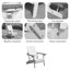 Chaise Adirondack d'extérieur Lois Wood-2022799911