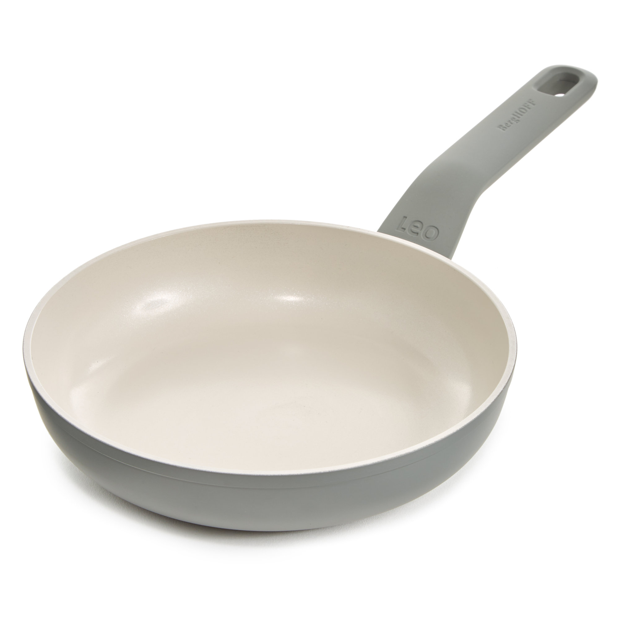 BergHOFF Leo Balance Non-stick Ceramic Frying Pan, Recycled Aluminum, 8", Gray